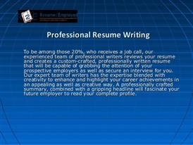 Resume Services Ventura County